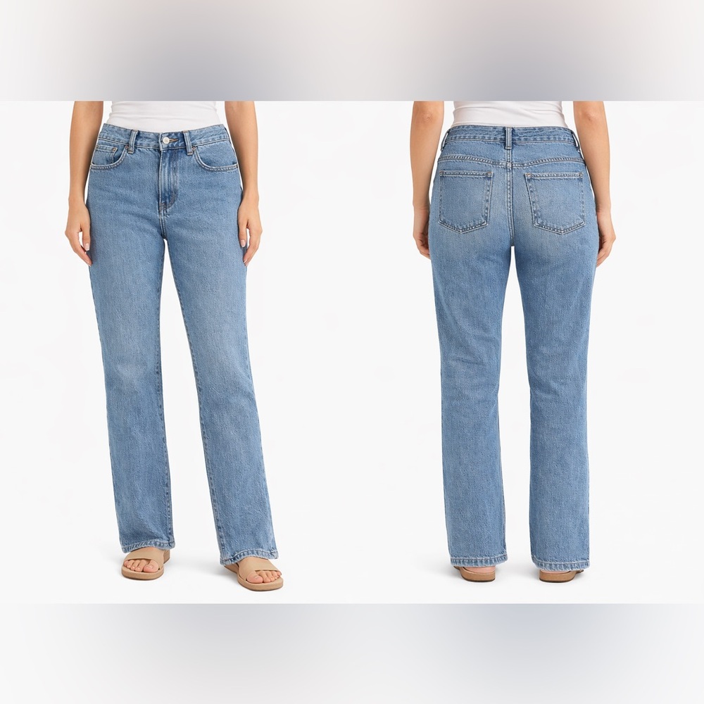 L.L. Bean Women's Straight Leg Blue Jeans